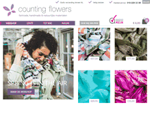 Tablet Screenshot of countingflowers.nl